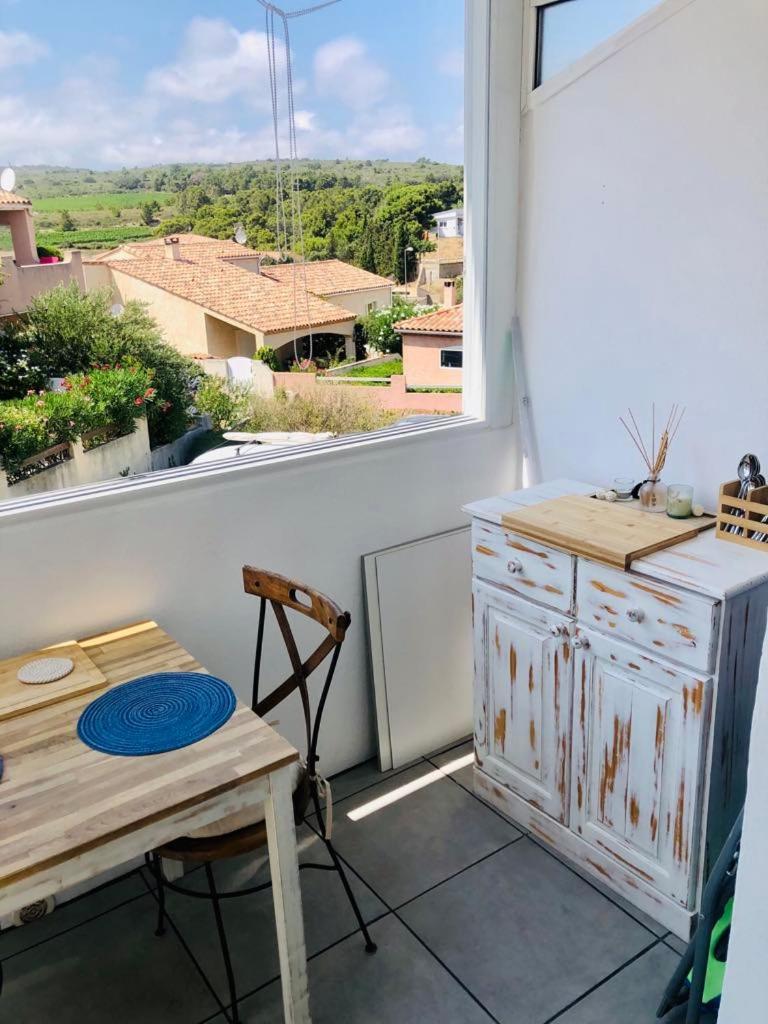Stylish Studio Close To Beach In Residence With Pool Narbonne Ngoại thất bức ảnh