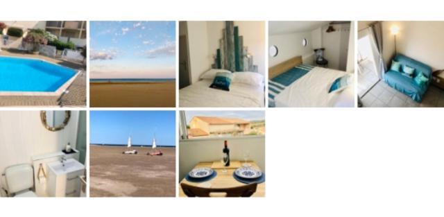 Stylish Studio Close To Beach In Residence With Pool Narbonne Ngoại thất bức ảnh